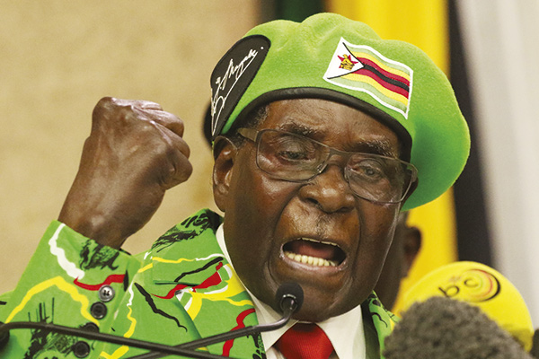 The toppling of Zimbabwe's Robert Mugabe