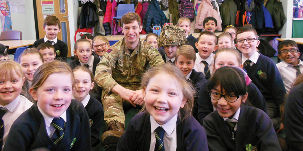 On the front line in the classroom: ex-soldier takes up teaching