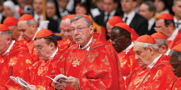 With us or against us: the contradictory behaviour of controversial Cardinal Pell