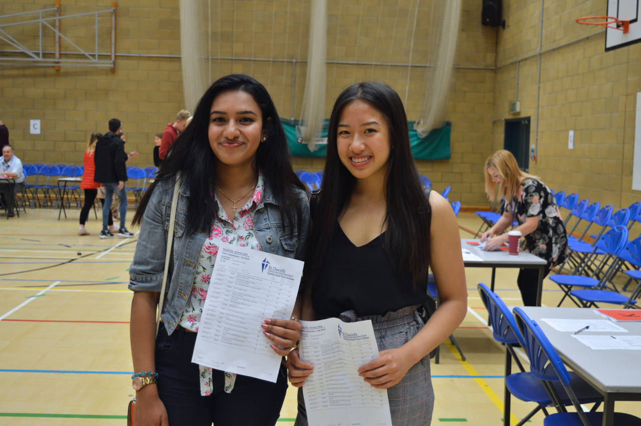 Ashna Anil (left) is off to Cardiff University and Coco Zhang (right) is heading up to Edinburgh, both to study Medicine 