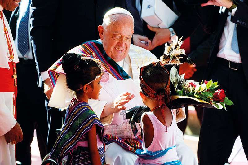 The caress of mercy