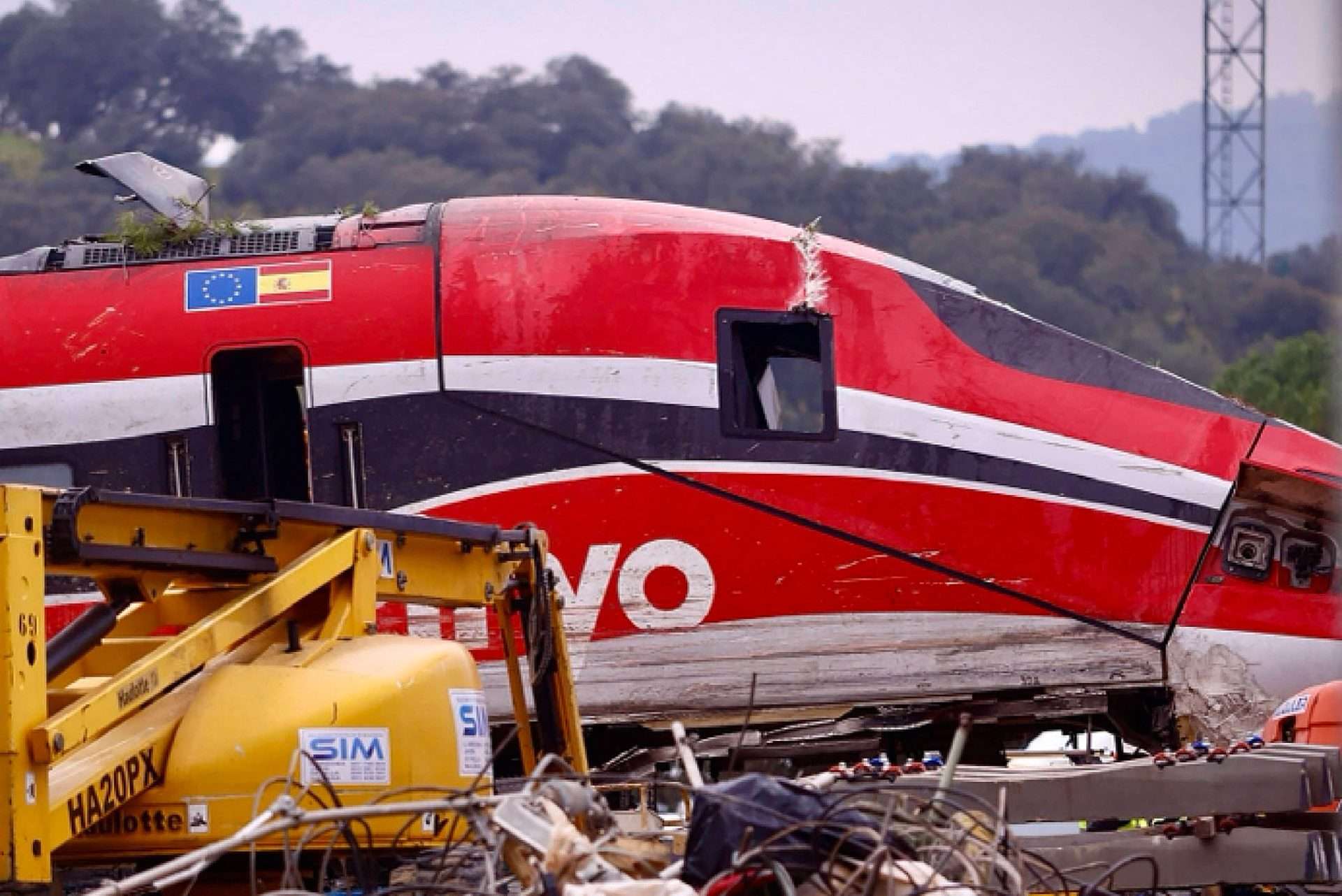 Locals protest at Spanish government plans for rail crash victims’ funeral