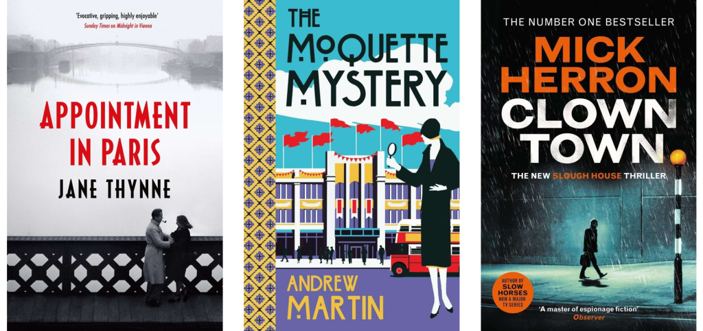 Whodunits offering murder, moquette and metaphysics