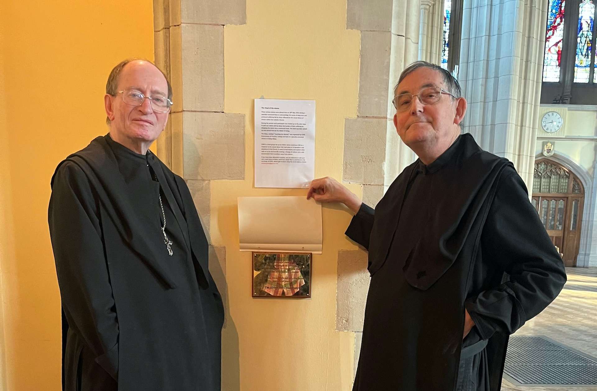 Ealing Abbey to unveil plaque for child sex abuse survivors