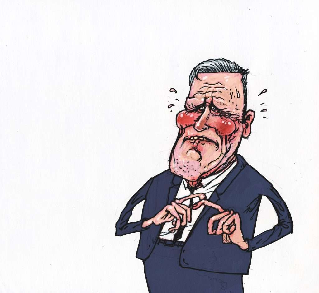 What happens after the fall of Keir Starmer?