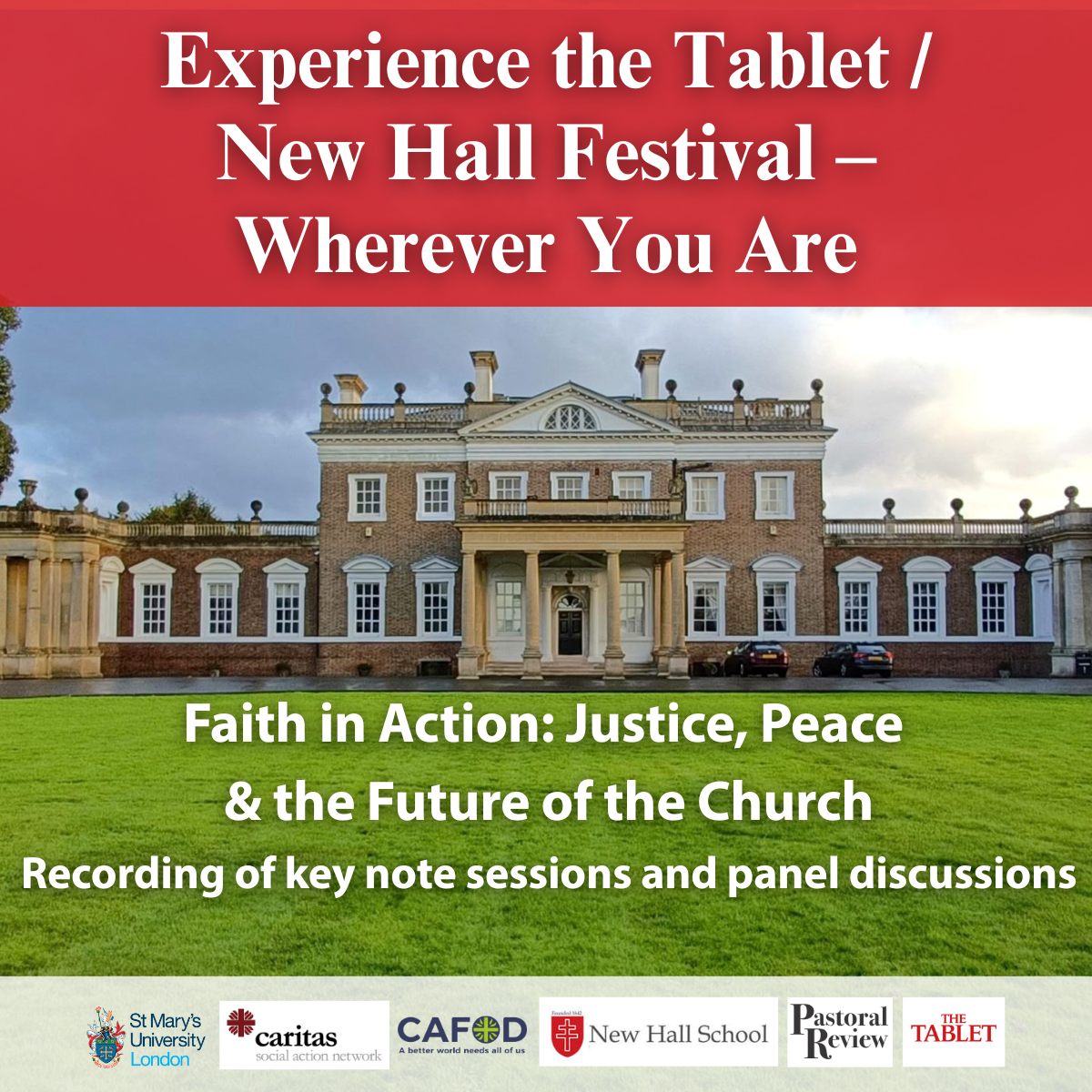 Experience the Tablet / New Hall Festival – Wherever You Are
