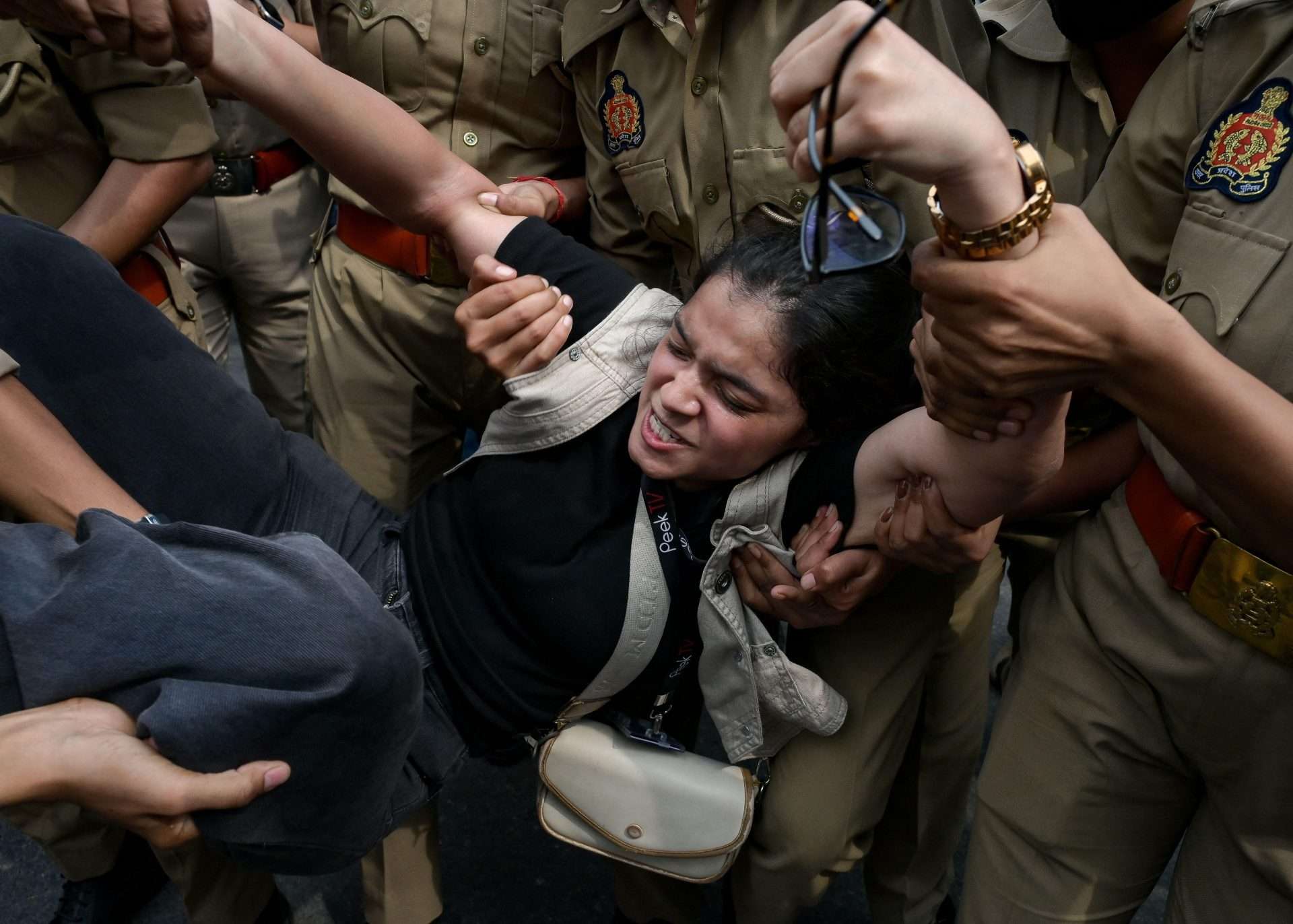 Thousands arrested as Delhi locked down for protest over voter roll scandal